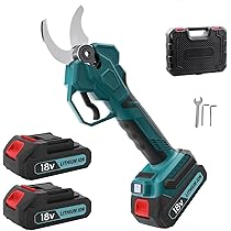 Amazon | 【Amazon最新型最新登場】 電動剪定バサミ 電動ハサミ - 40mm